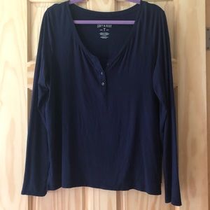 American Eagle Soft & Sexy Henley Longsleeve